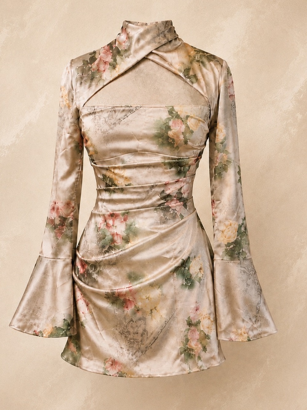 House of CB Toira Floral Corset Mini Dress